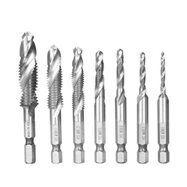 Imagem de Conjunto de Brocas Métricas de 7 Unidades de Alto Desempenho, Troca Rápida para Furar Madeira, Placa de Alumínio, Ferro Com Haste Hexagonal, Adequado para Metal Macio, Aço, 2 Mm