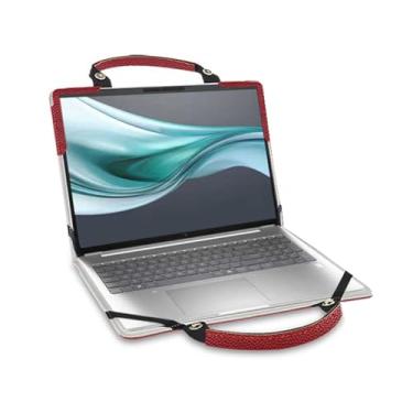 Imagem de Capa para laptop HP ZBook Power 15 G10/ZBook Power 15 G10 A com bolsa portátil com alça de bolsa, vermelha