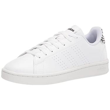Imagem de adidas Tênis feminino Advantage Branco/Branco/Branco Cristal, 42, Branco/branco cristal., 41