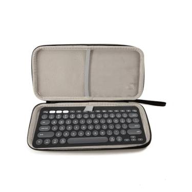 Imagem de Estojo rígido de armazenamento de teclado para Logitech Pebble Keys 2 K380s/Logitech K380 (preto)