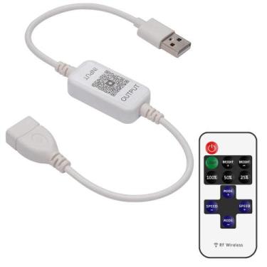 Imagem de Controlador LED Bluetooth 12V - Dimmer Monocromático para Fita de LED 