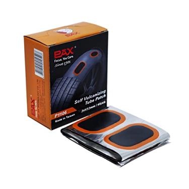 Imagem de PAX 48 peças de 34 x 52 mm remendos de tubo interno oval, patch de reparo de pneu plano de perfuração para automóvel, carro, caminhão, motocicleta, scooter, bicicleta, BMX, ATVs, flutuante, borracha
