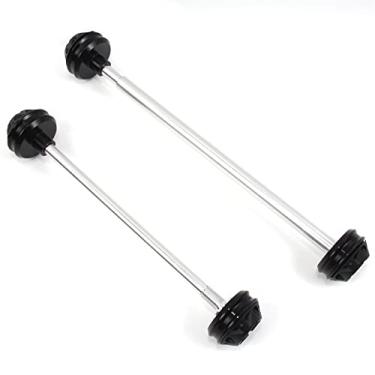 Imagem de Protetores de roda deslizantes de eixo garfo dianteiro e traseiro para Yamaha YZF R1 2009-2014 acessórios de motocicleta preto