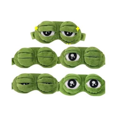 Imagem de Máscara De Olho De Sono De Sapo Fofo Protetor De Olhos Macio E Confort