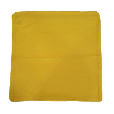 Imagem de Capa De Almofada De Algodão Lisa Amarela 45X45Cm