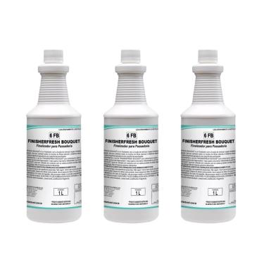 Imagem de Kit Com 3 Unidades Finisherfresh Bouquet - Finalizador de Passadoria 1 Litro - Spartan