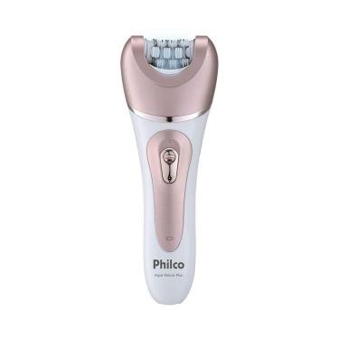Imagem de Depilador Philco Aqua Deluxe Plus Pdp02r Sem Fio Branco - Rosa Bivolt