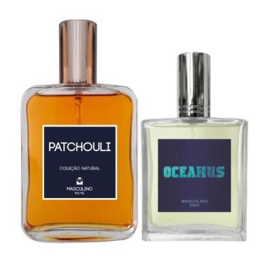 Imagem de Kit Perfume Masculino Patchouli 100ml + Oceanus 50ml - Essência do Bra