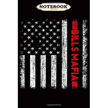 Imagem de Notebook: American Flag Bills Mafia Patriotic Buffalo 4th of July Journal/Notebook/Diary Blank Lined Ruled 6x9 100 Pages