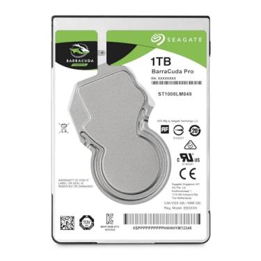 Imagem de Seagate Disco rígido interno Barracuda Pro Performance SATA HDD 1TB 7200RPM 6Gb/s 128MB cache 2,5 polegadas (ST1000LM049)