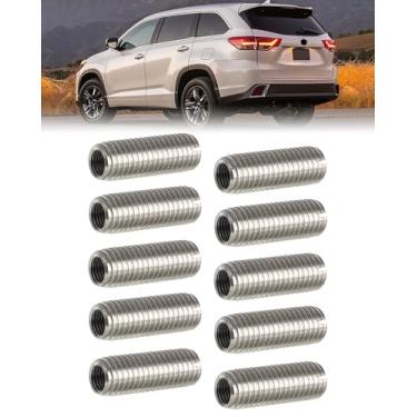 Imagem de Foruly Kit de inserções de rosca de parafuso de cabeça 10 peças M11 X 1,5 para Toyota Camry 2002-2013, Solara 2002 2003 2004 2005, RAV4 2004 2005, Highlander 2001-2013 2AZFE Aço inoxidável