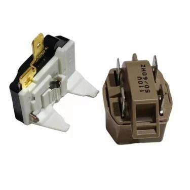 Imagem de Rele Ptc E Protetor Térmico Universal Geladeira Freezer 127v 110V - BR