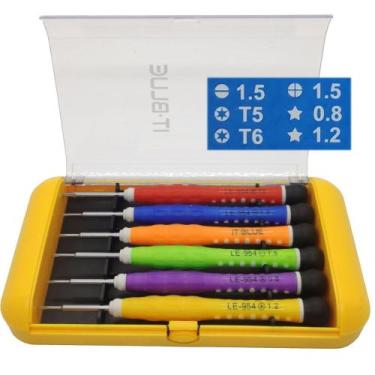 Imagem de Kit Chaves Celular Jogo Torx Imantada Eletrônicos Manutenção t5 tt6 1.