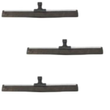 Imagem de Rodo de Metal para Limpeza, 40 cm, Conjunto com 3 Unidades