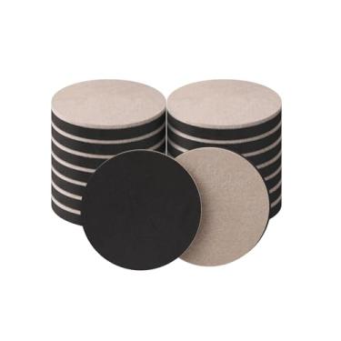 Imagem de Furnigear Protetores Deslizantes De Feltro Para Móveis Piso Madeira - 16 Peças 5" Com Almofadas Deslizantes, Pernas Cadeira Alta Resistência Movimentação Fácil E Segura