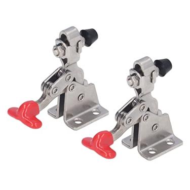 Imagem de Grampo alternado, capacidade de retenção de 68 kg, braçadeira vertical de liberação rápida, fácil de controlar, abertura ajustável para fixação de chapa metálica