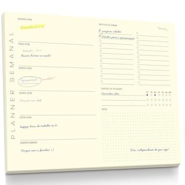 Imagem de Planner Agenda Semanal Minimalism - 50 folhas - tamanho A4