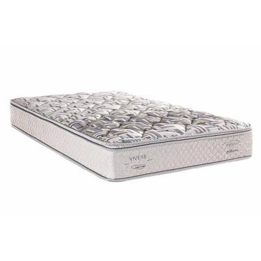 Imagem de Colchão Solteirão Anatômico AG 65 Santorini C1604 ErgoPlus Malha Pillow Top (96x203x25) - Herval