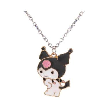 Imagem de Colar De Casal Kawaii Sanrio Kuromi Mymelody Feminino, Joia De Desenho