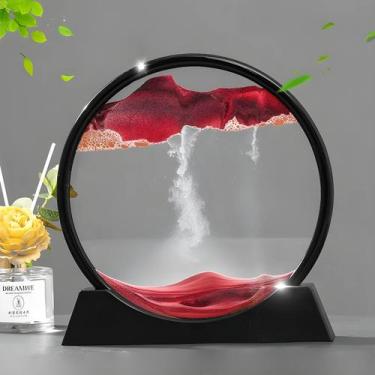 Imagem de Elegante Decoração De Ampulheta 3D Arte Móvel De Areia Para Mesas De C