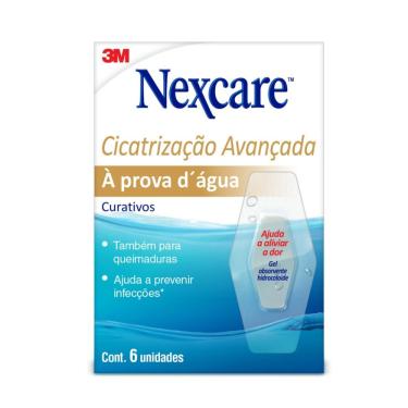 Imagem de Curativo Nexcare Cicatrização Avançada 6 Unidades
