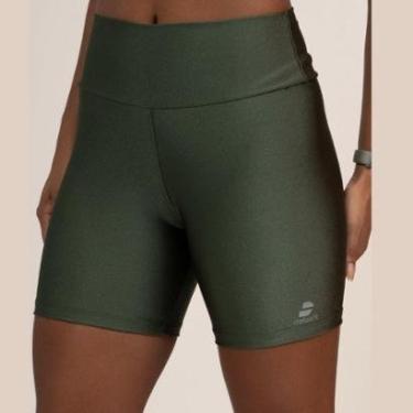 Imagem de Shorts Cirre Brilhante Trilobal Academia Liso-Feminino