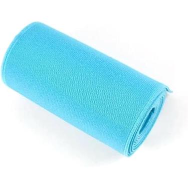 Imagem de 2 Metros 10 Cm De Largura Cor Elástico Macio Elástico De Borracha Para Roupas Diy Acessórios De Costura, Lakeblue, 10cm