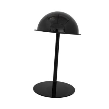 Imagem de IEUDNS Suporte para chapéus de mesa, suporte para chapéus antiderrapante, multifuncional, resistente, organizador para perucas, para shopping, loja de, Preto, 33 Cm de Altura