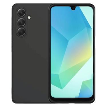 Imagem de Capa Galaxy A16 Capinha Preta Aveludada Anti Impacto Antishock