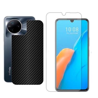 Imagem de Virtual Multi - Película Hidrogel + Adesivo Fibra de Carbono para Infinix Note 12 Pro - Preta