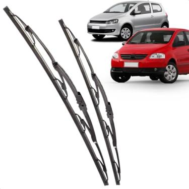 Imagem de Par Palheta Dianteira Limpadora De Para-Brisa Fox 2003 A 2012 De Ferro