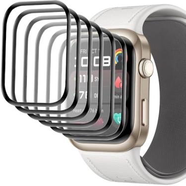 Imagem de Acddeny [4 peças de película protetora com huawei Watch D2, película de proteção de tela de borda 3D de 360°, cobertura total, proteção antiarranhões, sem bolhas, sensor de impressão digital de toque