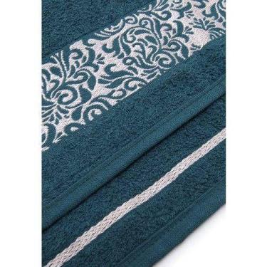 Imagem de Toalha de Banho Belle 70cm x 1,30m - Atlântica, Verde escuro