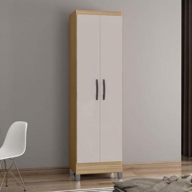 Imagem de Armário Multiuso com Pés 2 Portas Slim Poquema