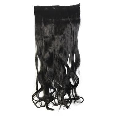 Imagem de Aplique Tic Tac de Cabelo Orgânico 70cm 150g – Textura Natural Similar ao Cabelo Humano (CASTANHO_MEDIO_ONDULADO_#4)