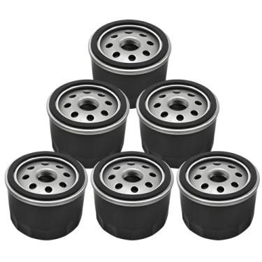 Imagem de VIKKSAER 6 peças de filtro de óleo 49065-7002, substituição para Kawasaki FR651V FR691V FR730V FR541V FR600V FB460V FC420V FC540V FX481V FX541V FX600V, substitui 49065-7007