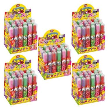 Imagem de 5 Caixas Bala Líquida Escovinha Kids 168g - Doce Mix Candy