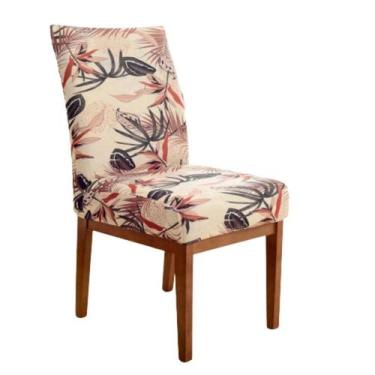 Imagem de Kit 12 Capa de Cadeiras Jantar Elastex Boho Premium - Charme do detalh