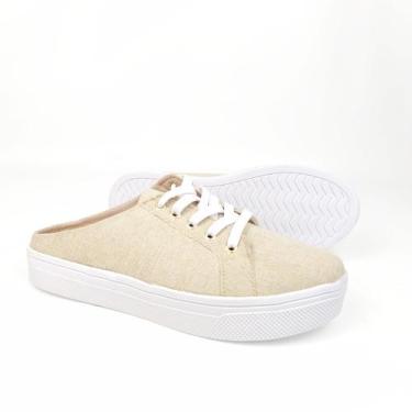 Imagem de Tênis Feminino Mule Babuche Calce Fácil - Lu Shoes, Juta, 36