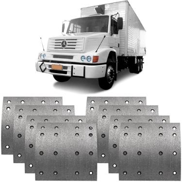 Imagem de Lona Freio Traseira Mercedes Benz of 1218 4.3 2008 a 2011