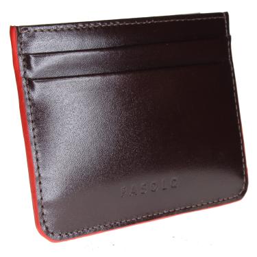 Imagem de Carteira em Couro Masculina, Fasolo, Chocolate