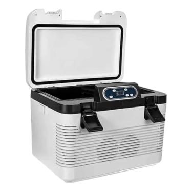 Imagem de Mini Geladeira Portátil 19l 110v 220v 12v 24v Quadrivolt Automotiva Caminhão
