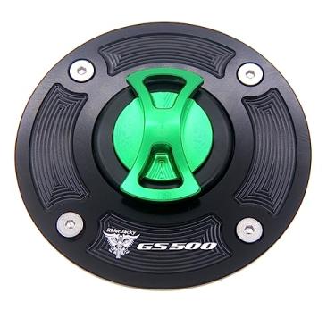 Imagem de Riderjacky Tampa do tanque de combustível de motocicleta sem chave para Suzuki GS500 RGV250 VJ22 (todos os anos) GS 500