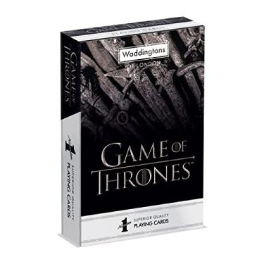 Imagem de Waddingtons Number 1 Game of Thrones Playing Card Game, Enter The World of Westeros and Play with Cersei, Tyrion Lannister, Jon Snow, Sansa and Arya Stark, Gift and Toy for Players Aged 6 Plus