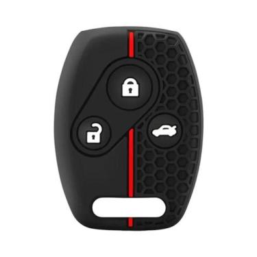 Imagem de Capa de silicone para chave de carro para Honda Civic 2006-2011 2017 A
