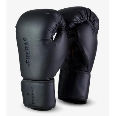 Imagem de Luva de Boxe / Muay Thai Fheras Pro All Black, 12oz