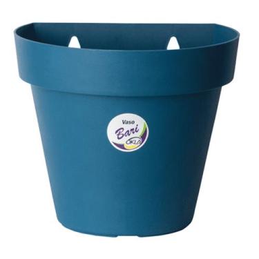 Imagem de Kit 3 a 5 Vasos para plantas arandela parede meia lua flores jardim ve