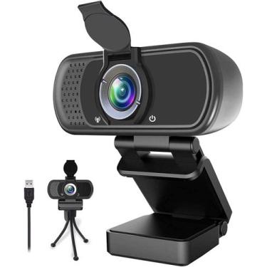 Imagem de Webcam ZIQIAN HD 1080p com microfone estéreo para PC/laptop