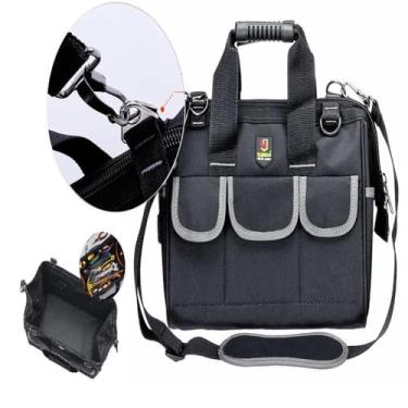 Imagem de Bolsa Mochila para Ferramentas 13 Bolsos Reforçada Multiuso