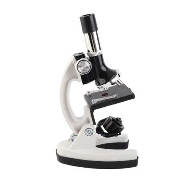 Imagem de Irfora Conjunto de Microscópio Infantil, Grande Ocular 100x-1200x de Alta Definição de Alta Potência Microscópio de Metal Com Fonte de Luz Microscópica de Experimento Educacional